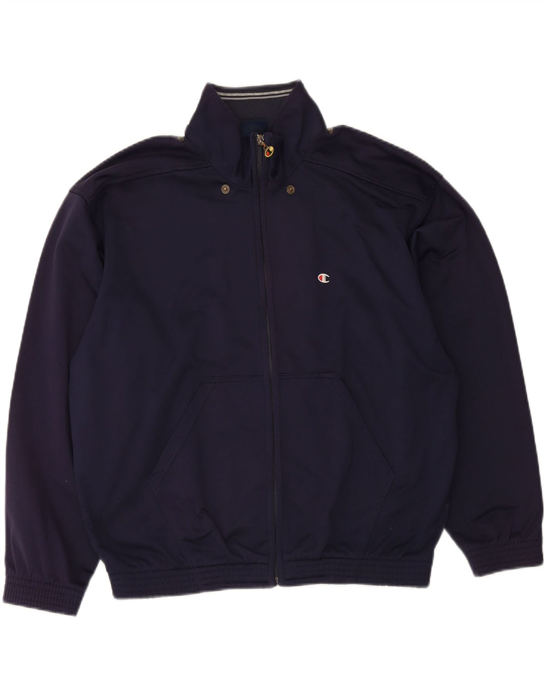 Fila Mens Tracksuit Top Jacket Medium Navy Blue Polyester