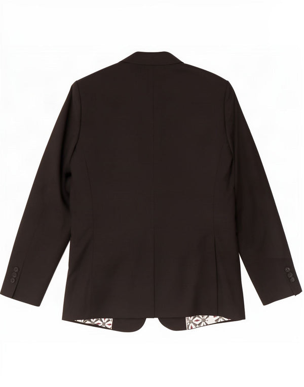 Ted Baker Chaqueta tipo blazer de 2 botones para hombre UK 42 XL Lana negra