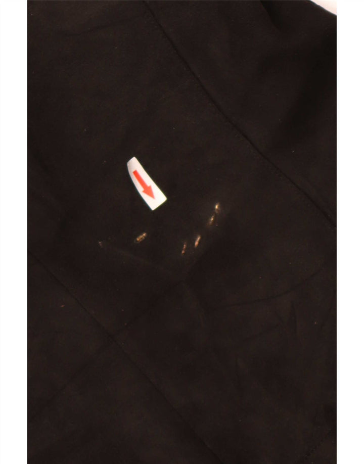 Zara Damen Mantel UK 10 Small Schwarz