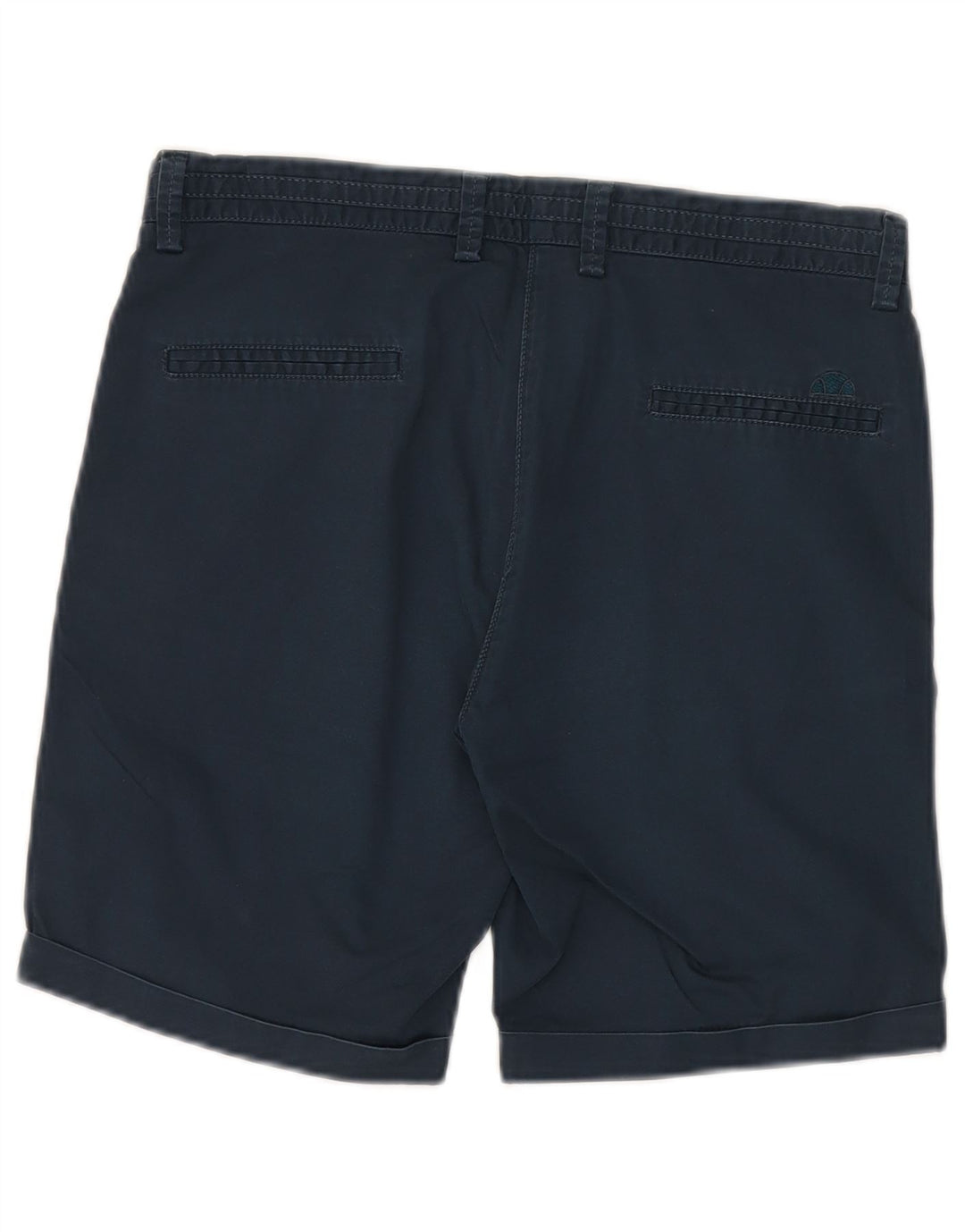 Ellesse Womens Chino Shorts IT 42 Medium W30  Navy Blue Cotton