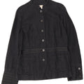 Laura Ashley Γυναικείο Military 6 Button Jacket UK 12 Medium Navy Blue