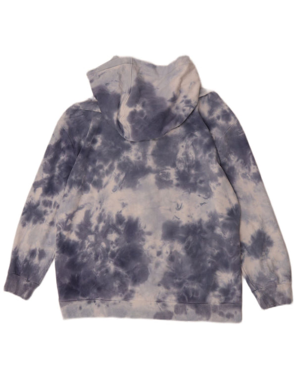 Gap Pull à capuche zippé pour garçon 11-12 ans Bleu Tie Dye Coton