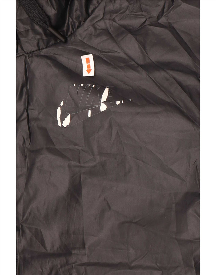Jachetă căptușită reversibilă cu glugă Nike pentru femei UK 10 Small Black