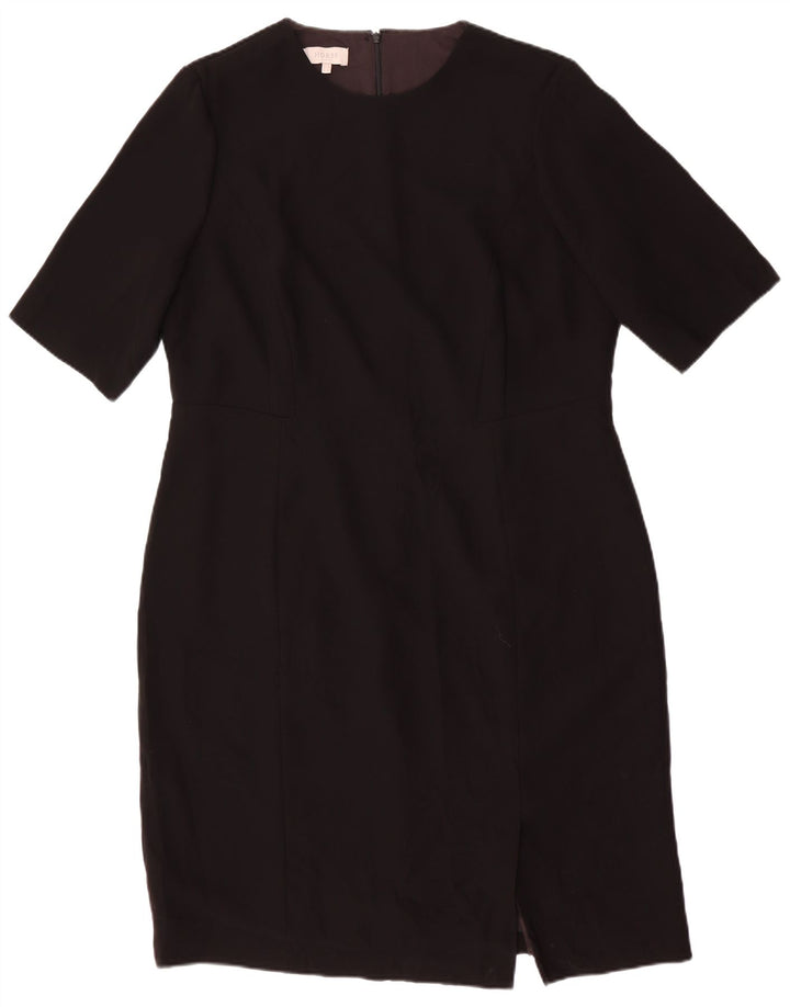 Hobbs Womens Sheath Dress UK 18 XL Black Polyester