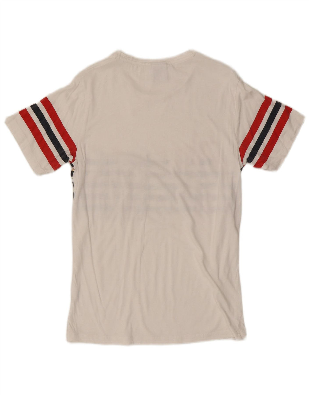 Zara Mens T-Shirt Top Small White Floral Cotton