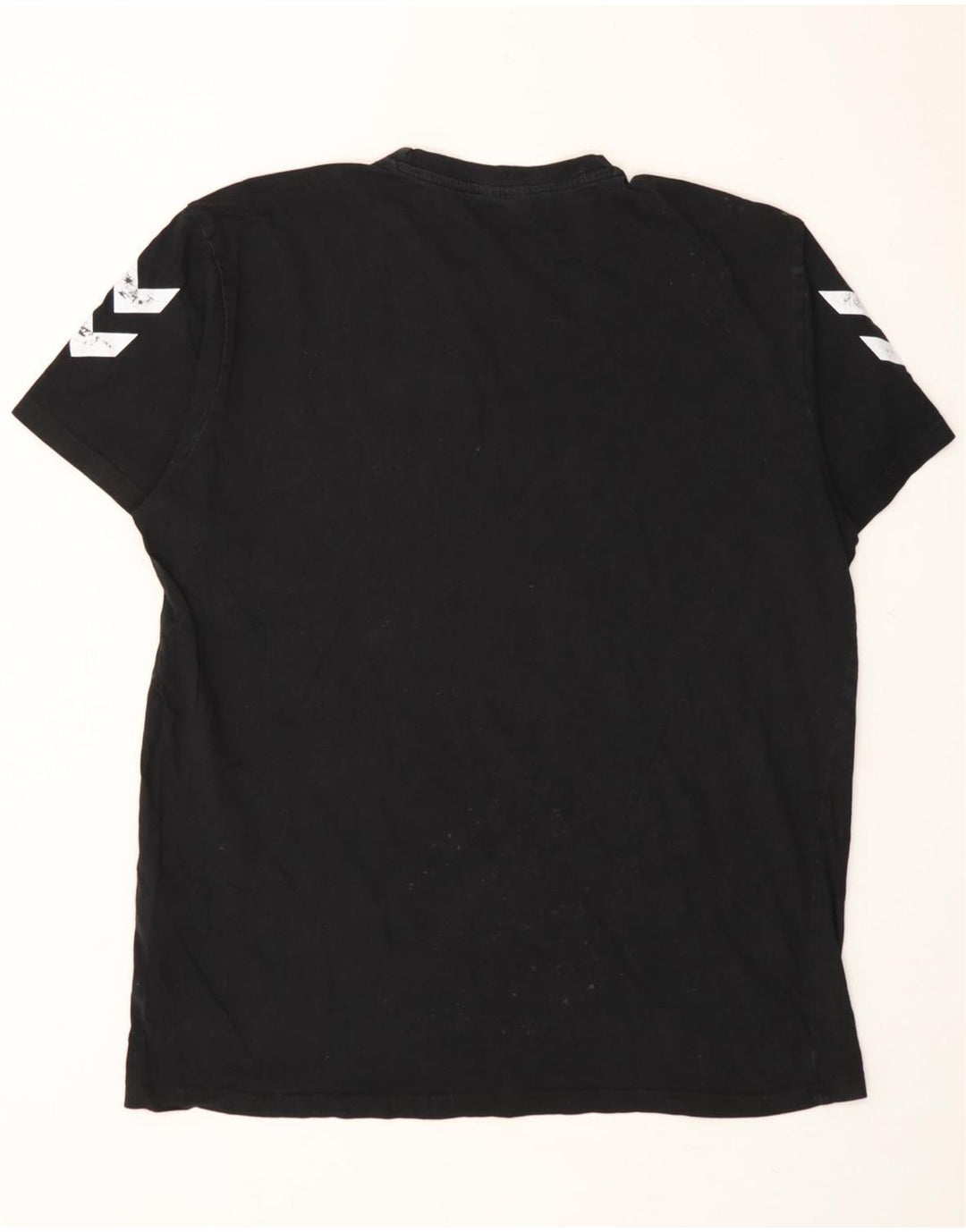 HUMMEL Mens Graphic T-Shirt Top Large Black Cotton Vintage Hummel and Second-Hand Hummel from Messina Hembry 