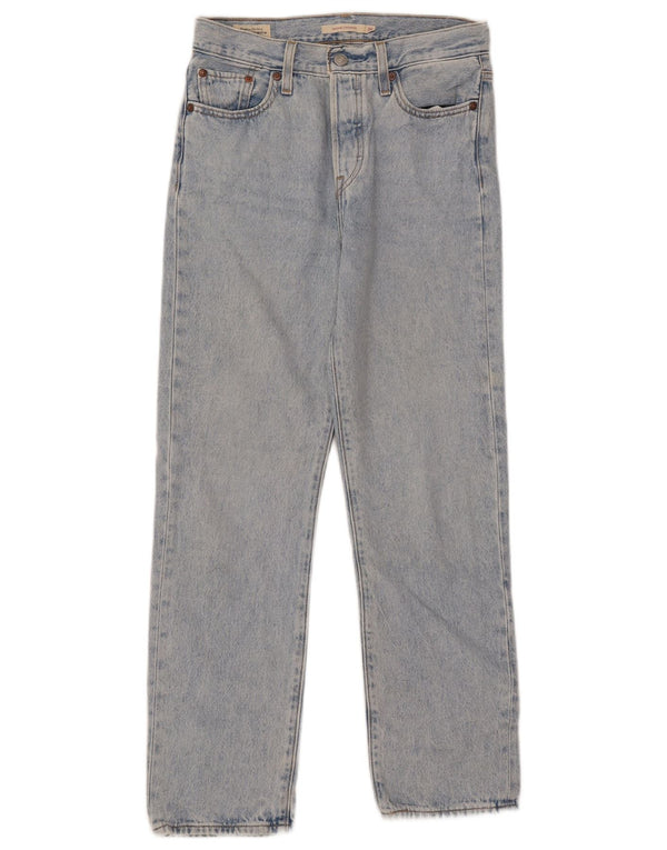 Levi's Womens Wedgie Straight Jeans W26 L28 Blue Cotton