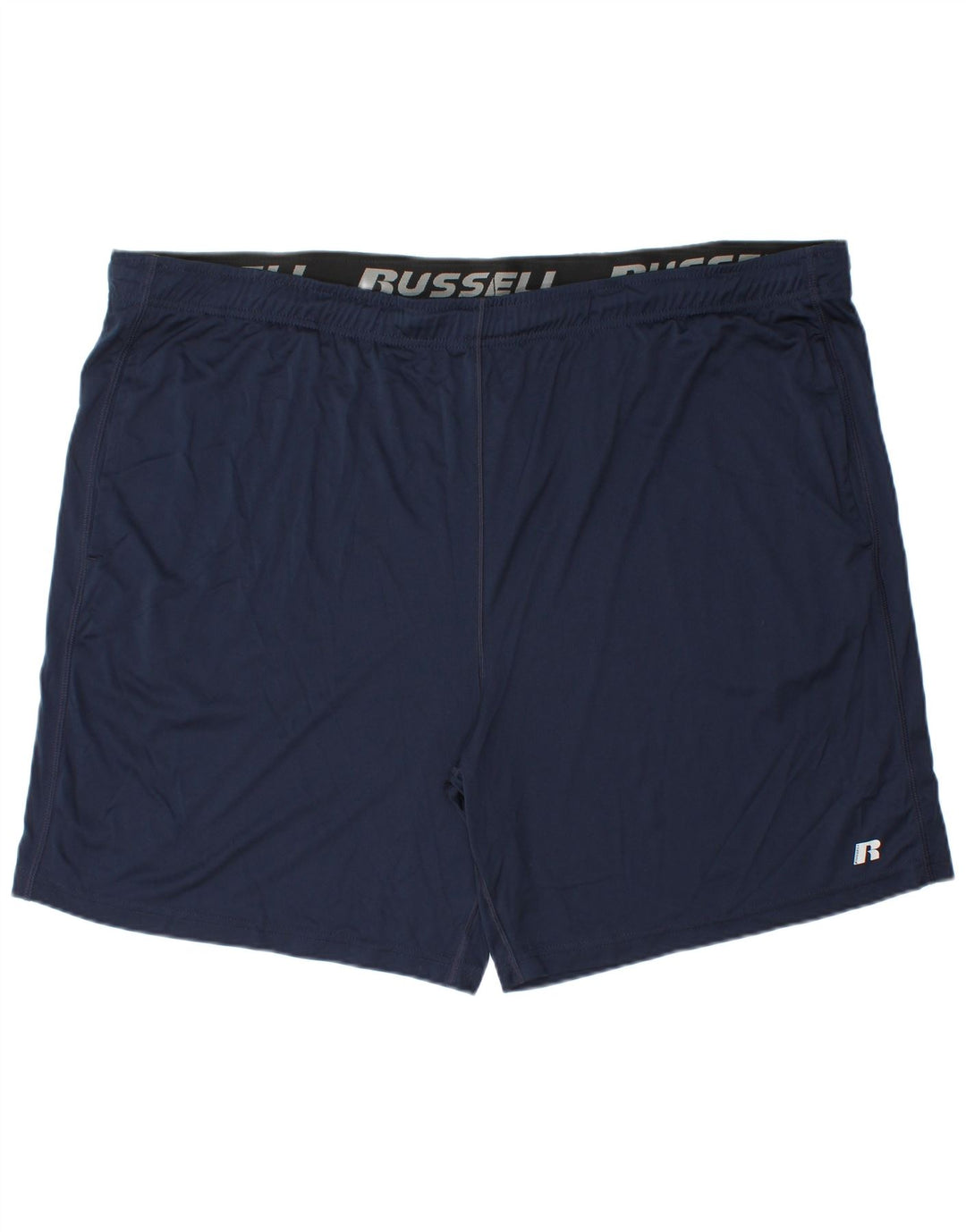 RUSSELL ATHLETIC Mens Dri-Power Sport Shorts 2XL  Navy Blue Polyester