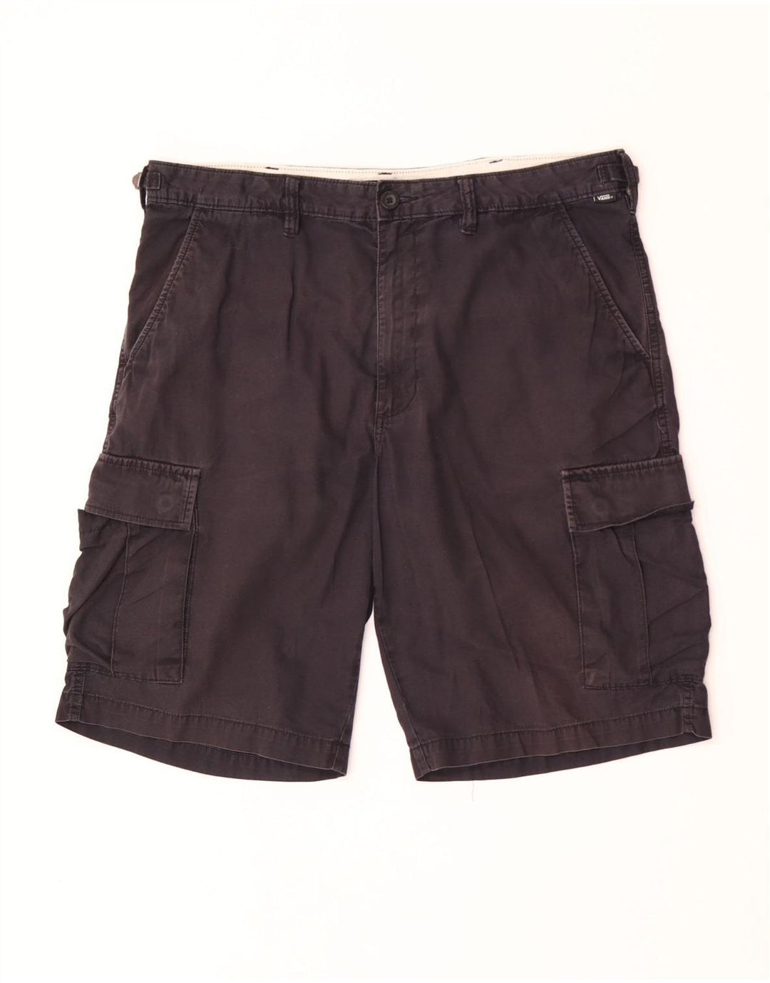 Vans Mens Cargo Shorts W34 Large Navy Blue
