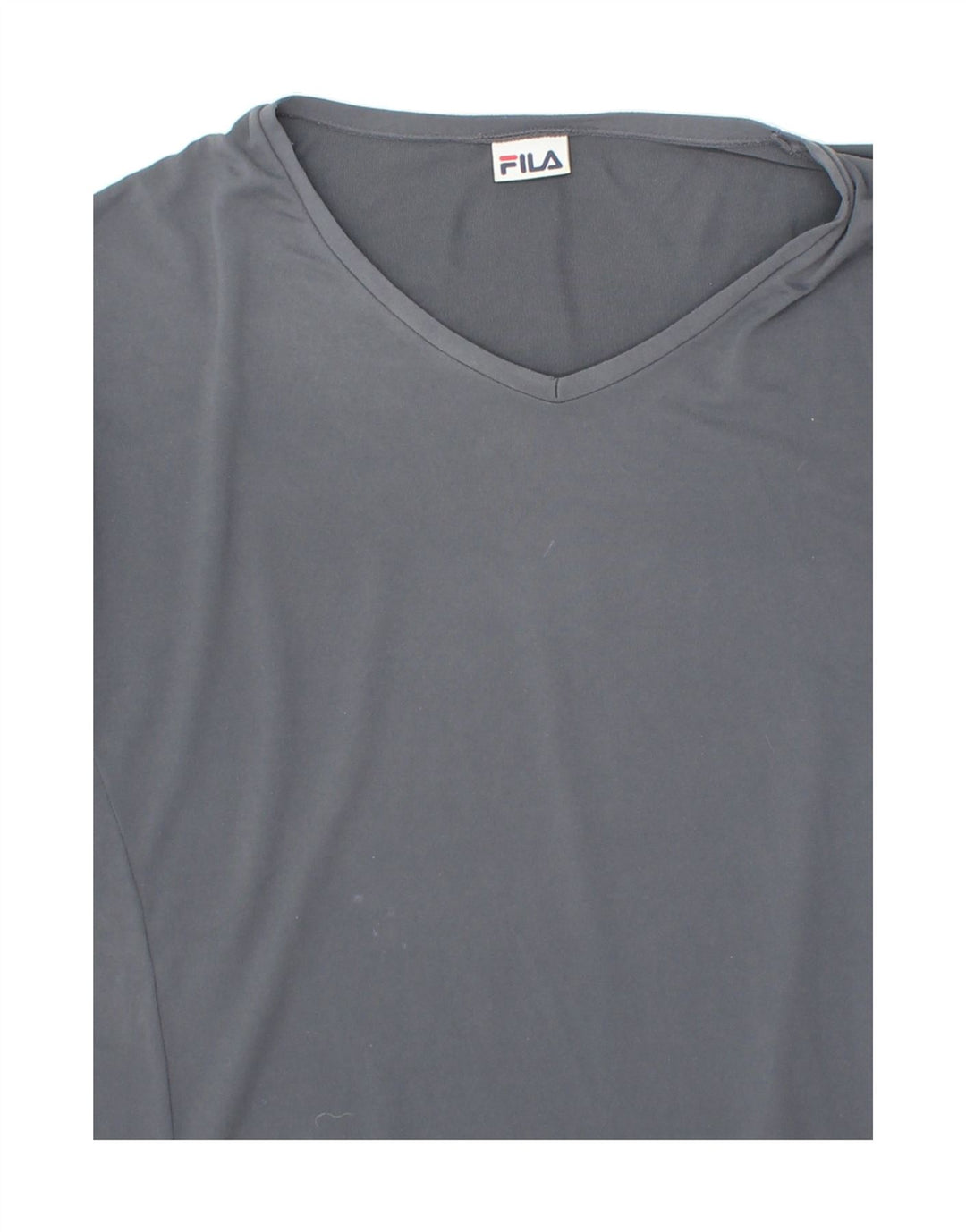 FILA Mens T-Shirt Top Medium Grey Polyester Vintage Fila and Second-Hand Fila from Messina Hembry 