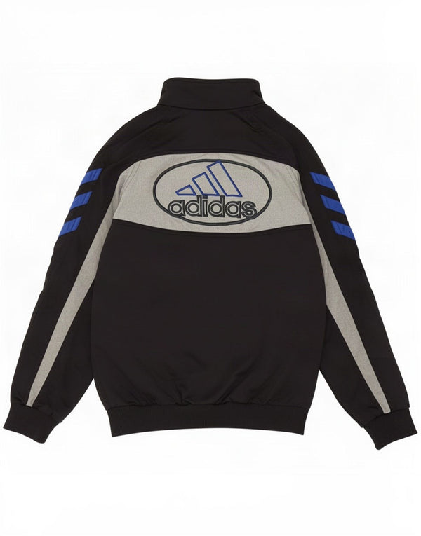 Adidas - Chaqueta de chándal con gráfico para niños, 11-12 años, color negro