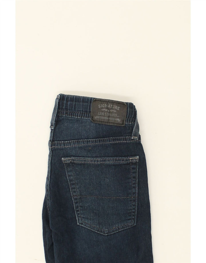 LEVI'S Girls Signature Straight Jeans 7-8 Years W24 L21  Navy Blue Cotton | Vintage Levi's | Thrift | Second-Hand Levi's | Used Clothing | Messina Hembry 