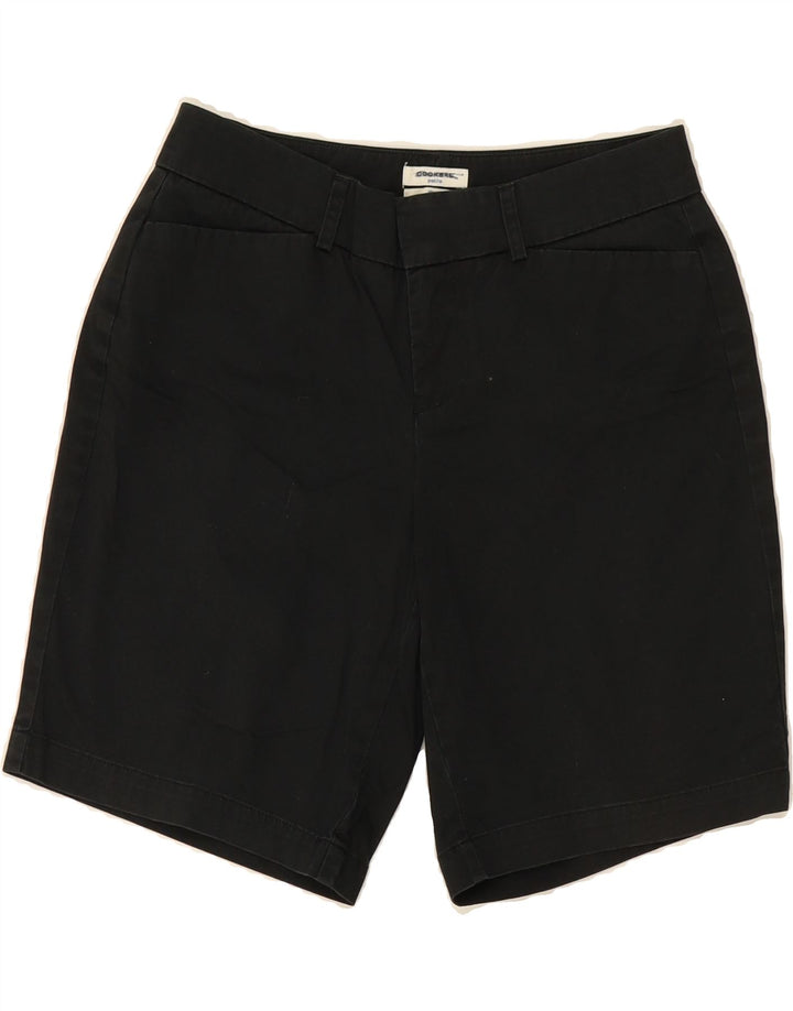 DOCKERS Womens Casual Shorts US 4 Small W28 Black Cotton Vintage Dockers and Second-Hand Dockers from Messina Hembry 