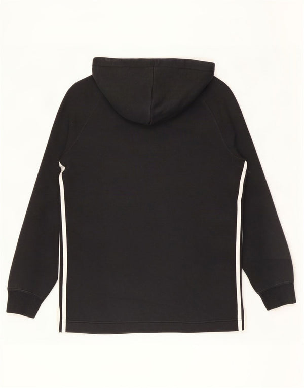 Felpa con cappuccio grafica Loose Fit da uomo Adidas XS in cotone nero