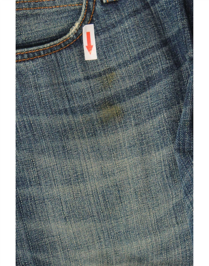 Roy Rogers Mens Straight Jeans W35 L30 Navy Blue Cotton