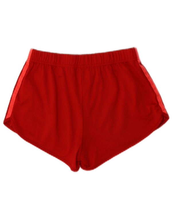 Adidas Damen Sportshorts UK 4 XS Burgund Polyester