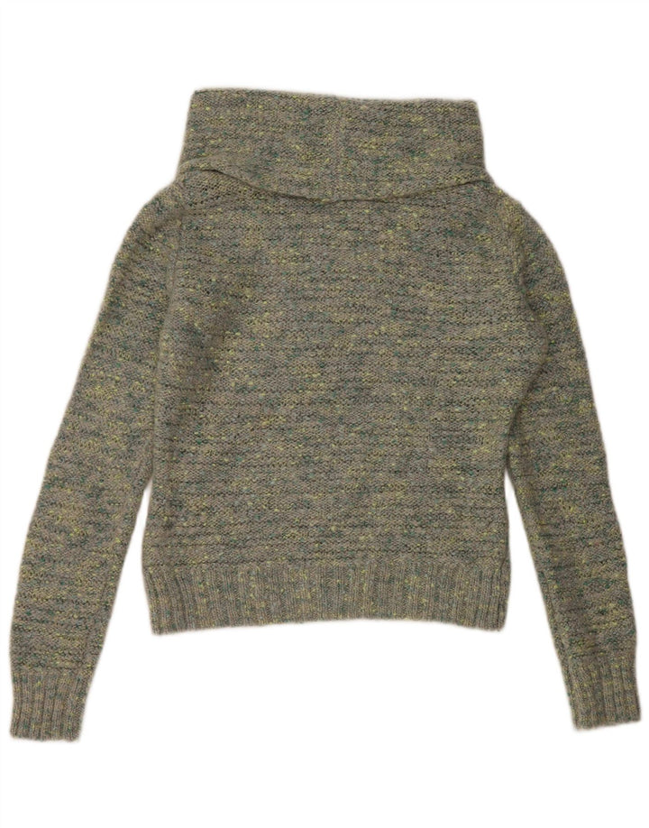Maglione maglione a collo alto da donna Orsay UK 14 Grande chiazzato multicolore