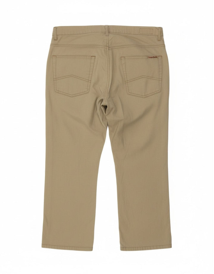 Calça capri feminina MARLBORO CLASSICS regular fit W33 L22 algodão verde
