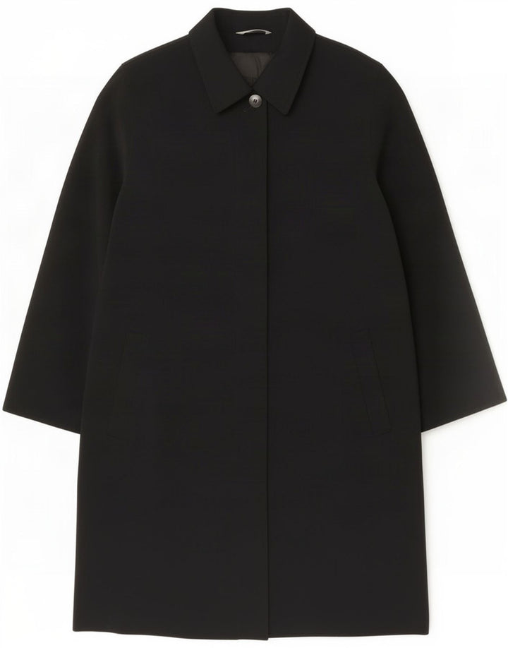 Marks & Spencer Abrigo de ajuste estándar para mujer UK 46 Grande Poliéster negro