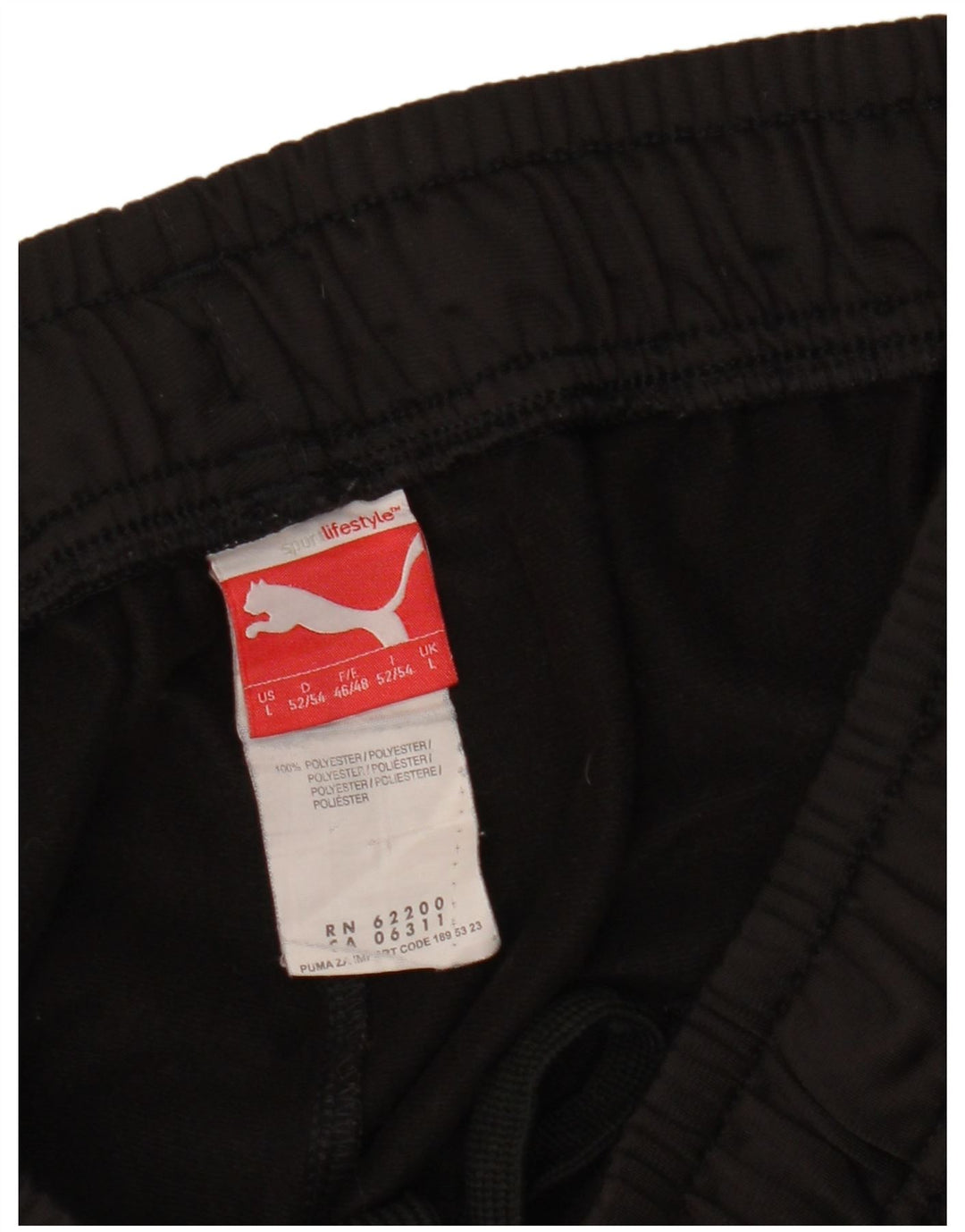 Puma Mens Sport Shorts Large  Black Colourblock Polyester