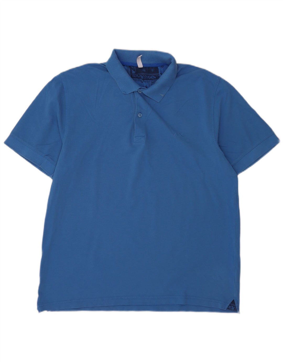 Polo da uomo Sun68 2XL in cotone blu