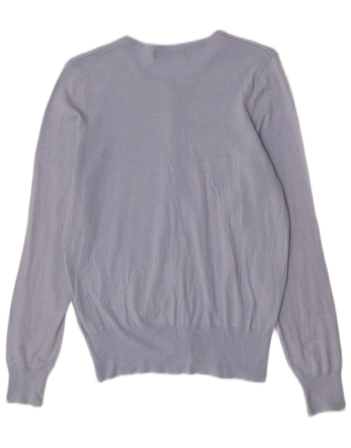 Pulover cardigan pentru femei Marks & Spencer UK 14 Medium Blue Viscose