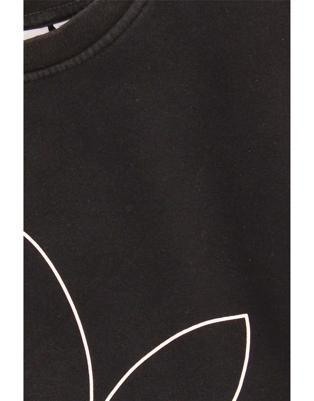 Adidas Mens Graphic Sweatshirt Jumper Small Black Cotton