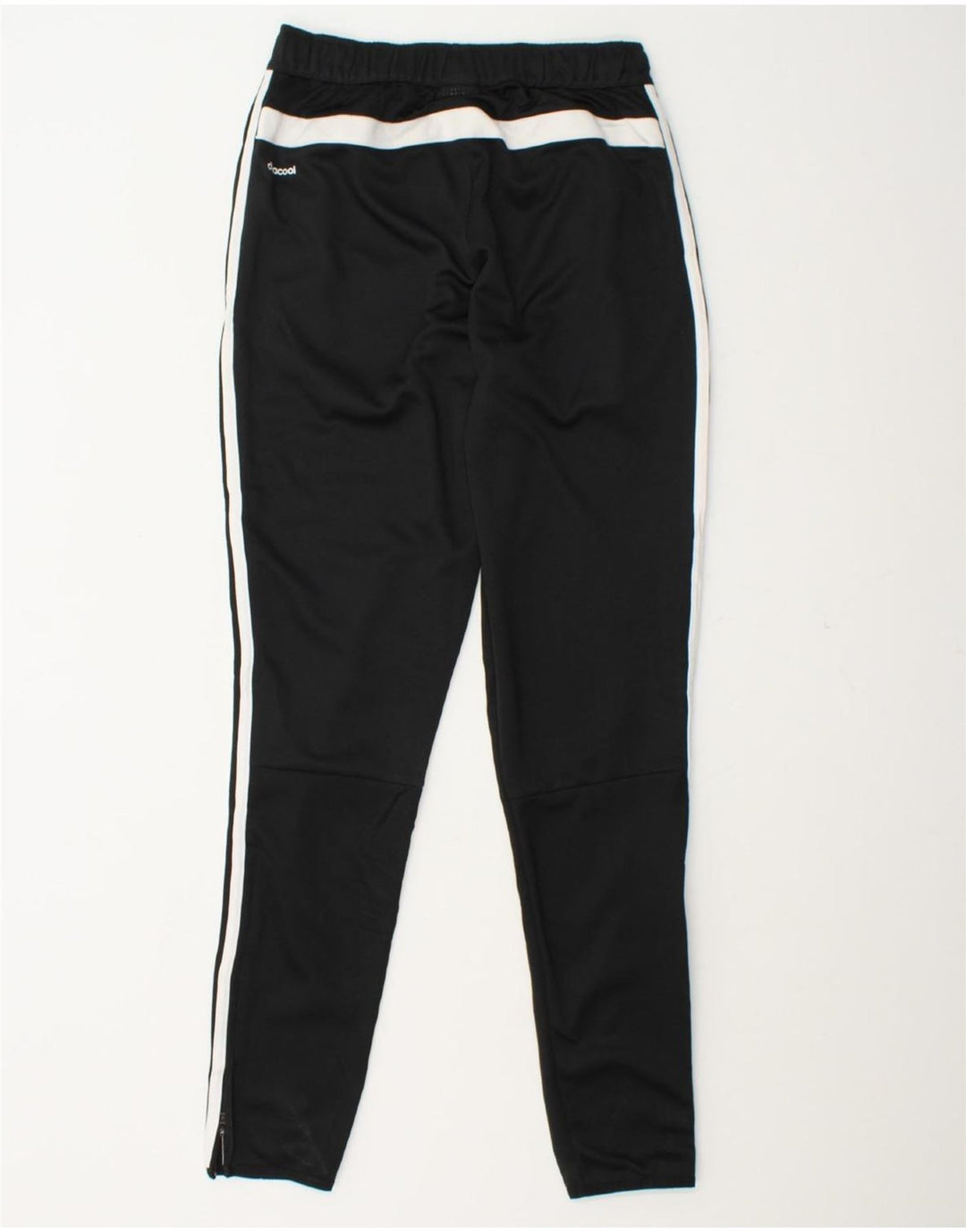 ADIDAS Womens Climacool Tracksuit Trousers UK 10 Small  Black Polyester Vintage Adidas and Second-Hand Adidas from Messina Hembry 