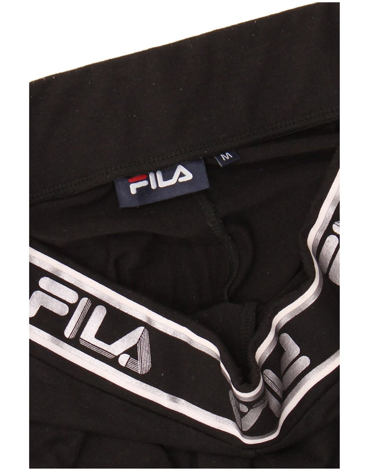 Leggings grafici da donna FILA UK 12 medio nero