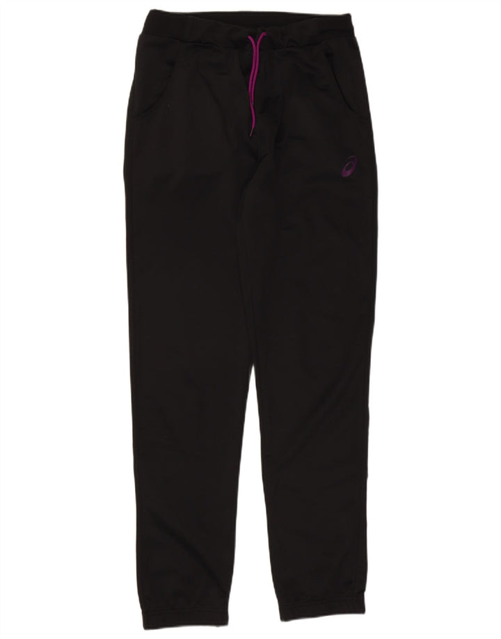 Asics Womens Tracksuit Trousers Joggers UK 12 Medium  Black