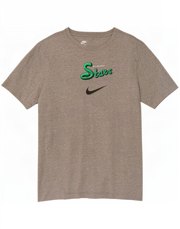 T-shirt grafica da donna Nike Top UK 18 XL cotone grigio