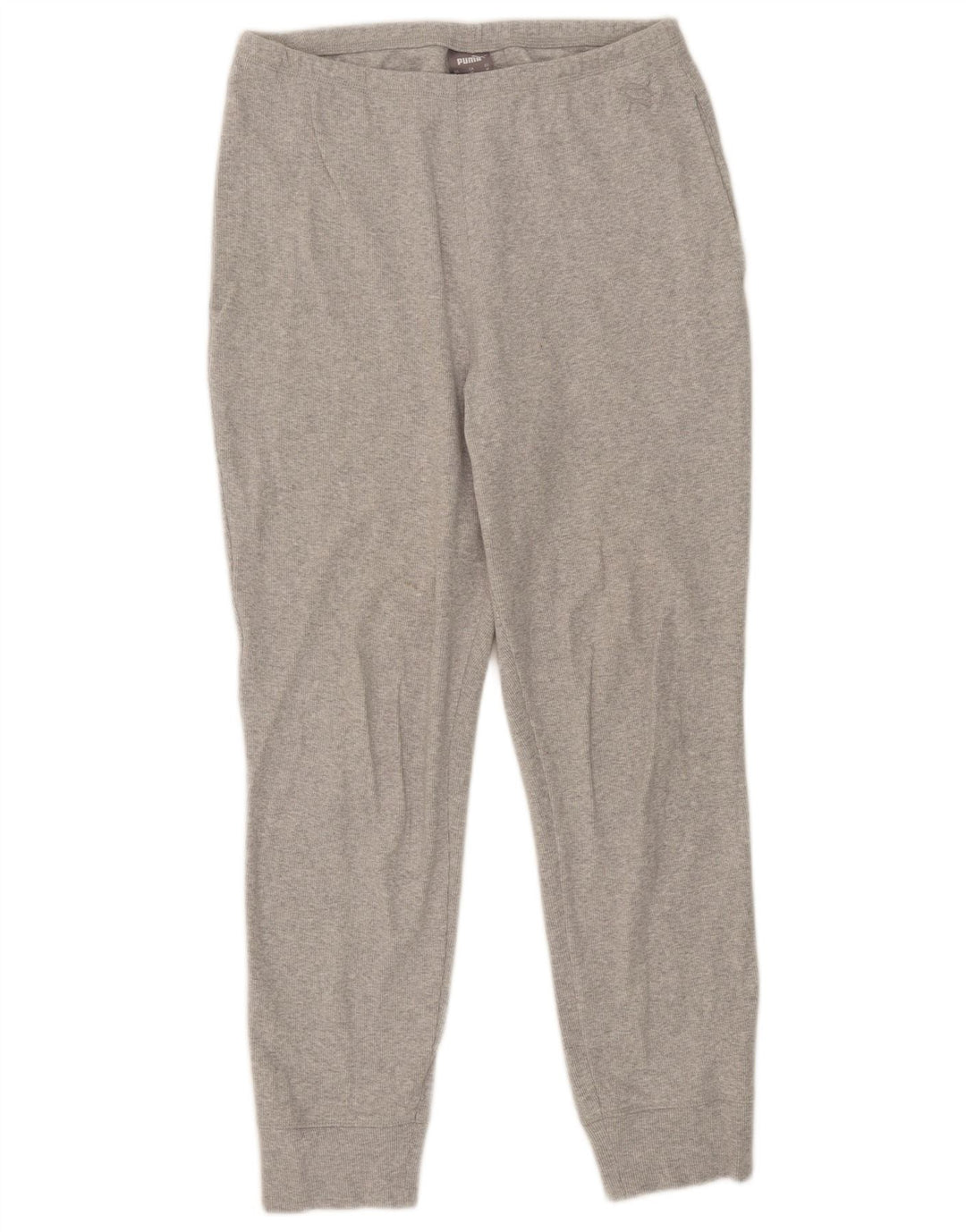 Puma Womens Tracksuit Trousers Joggers UK 14 Medium Grey Flecked