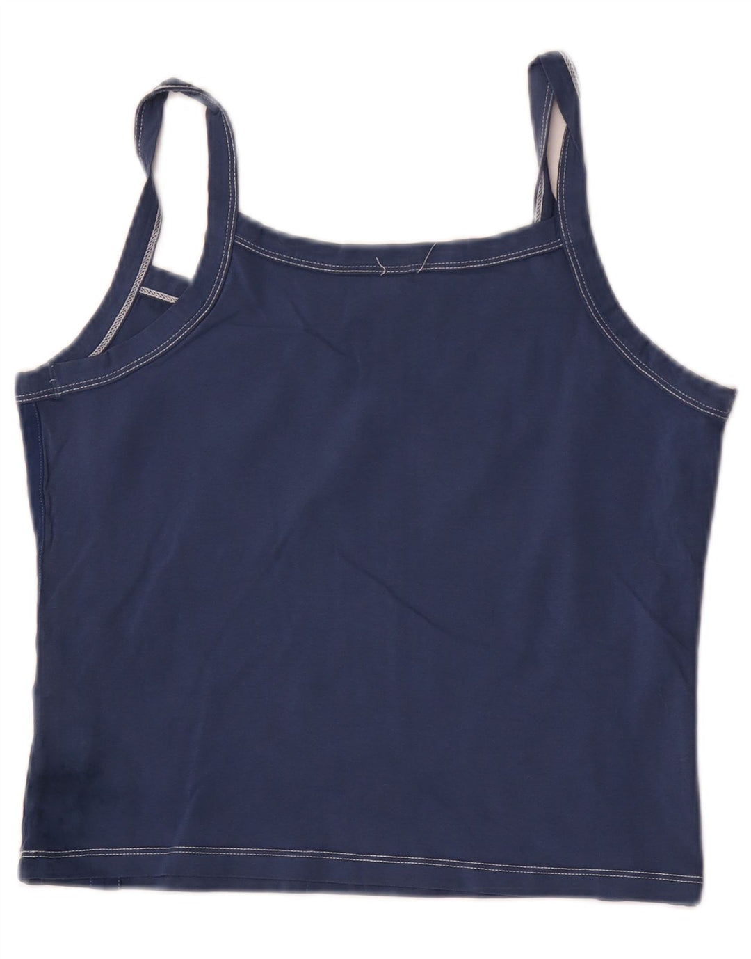 North Sails Womens Graphic Cami Top UK 14 Large Navy Blue Cotton