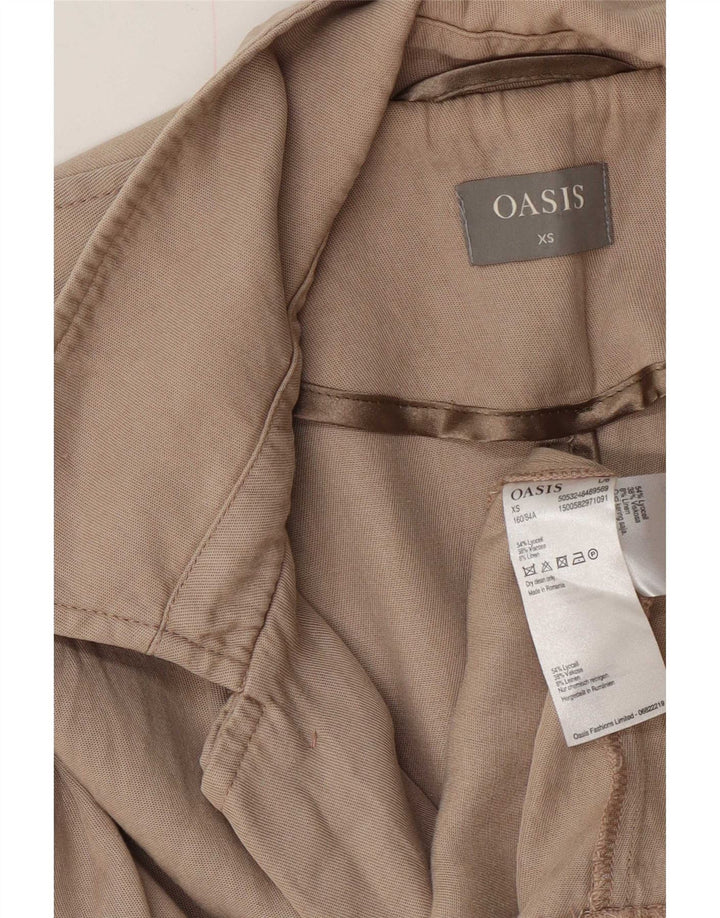 Trench da donna Oasis UK 6 XS Lyocell grigio