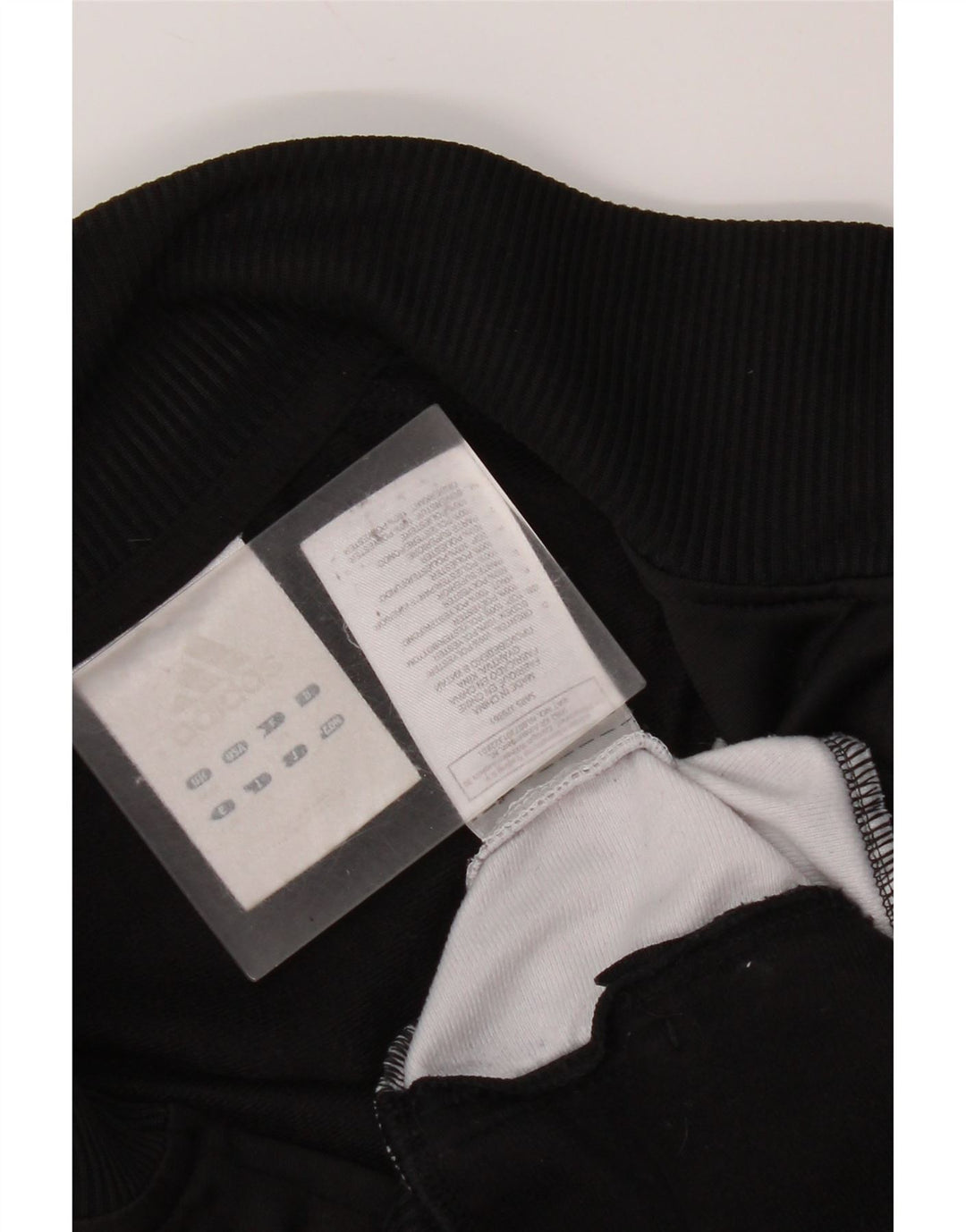 Adidas Mens Tracksuit Top Jacket Medium Black Colourblock Polyester