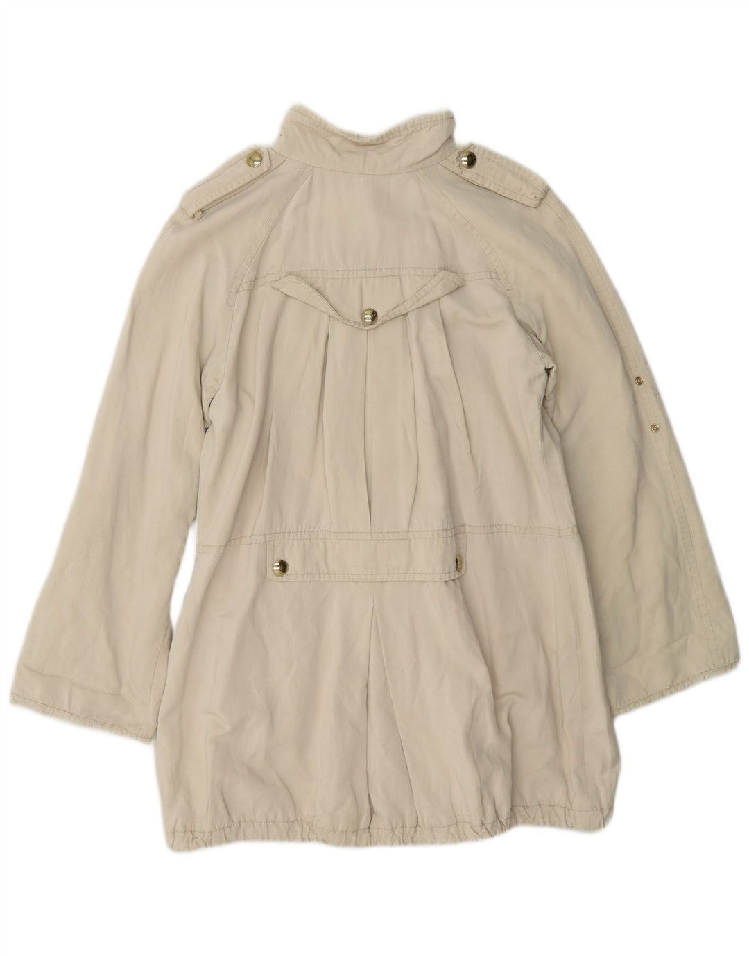 Elisabetta Franchi Womens Military Jacket IT 46 Large Off White