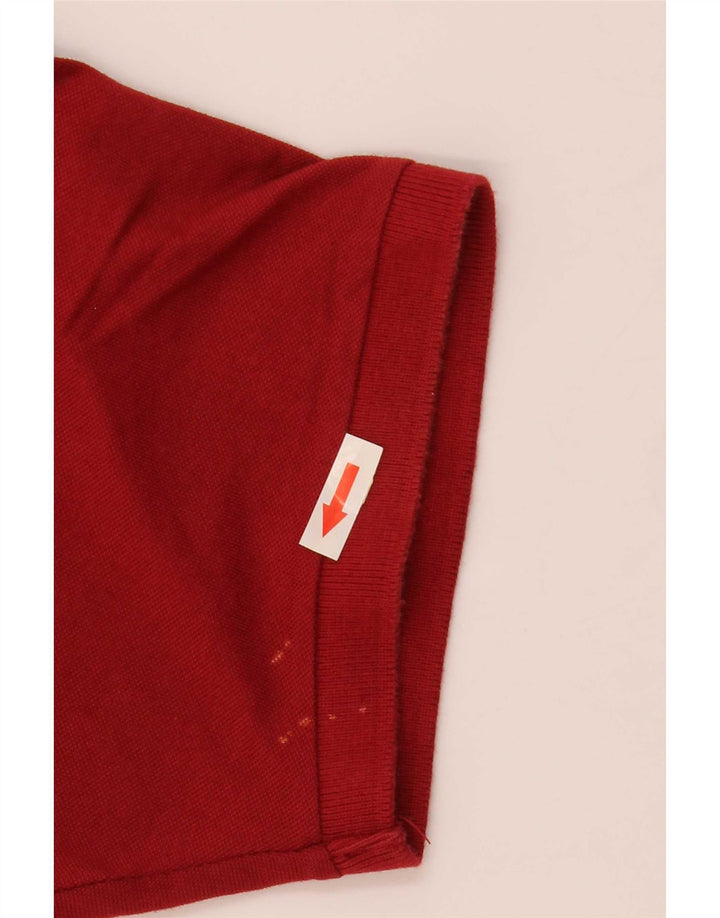 Champion Mens Easy Fit Polo Shirt Large Red Cotton