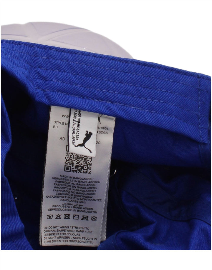 Puma Boys Graphic Baseball Cap One Size Blue Cotton
