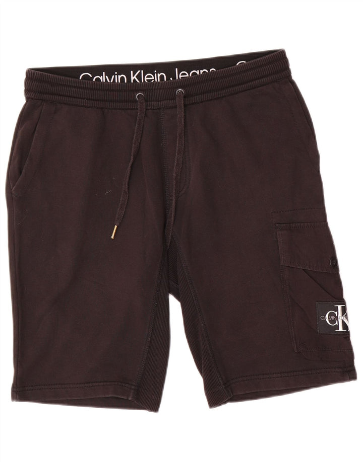 Calvin Klein Herren Sportshorts Mittelschwarze Baumwolle