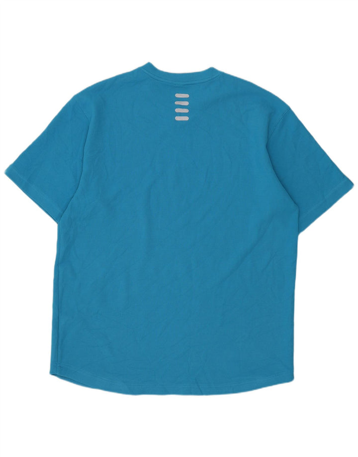 FILA T-Shirt Homme Top XL Bleu Polyester