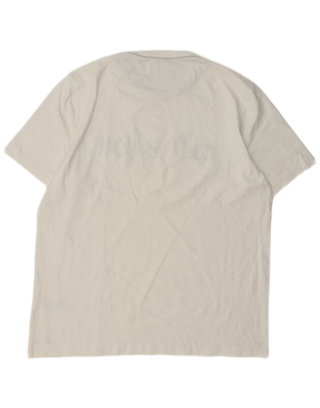 Ted Baker Mens Graphic T-Shirt Top Size 5 XL White Cotton
