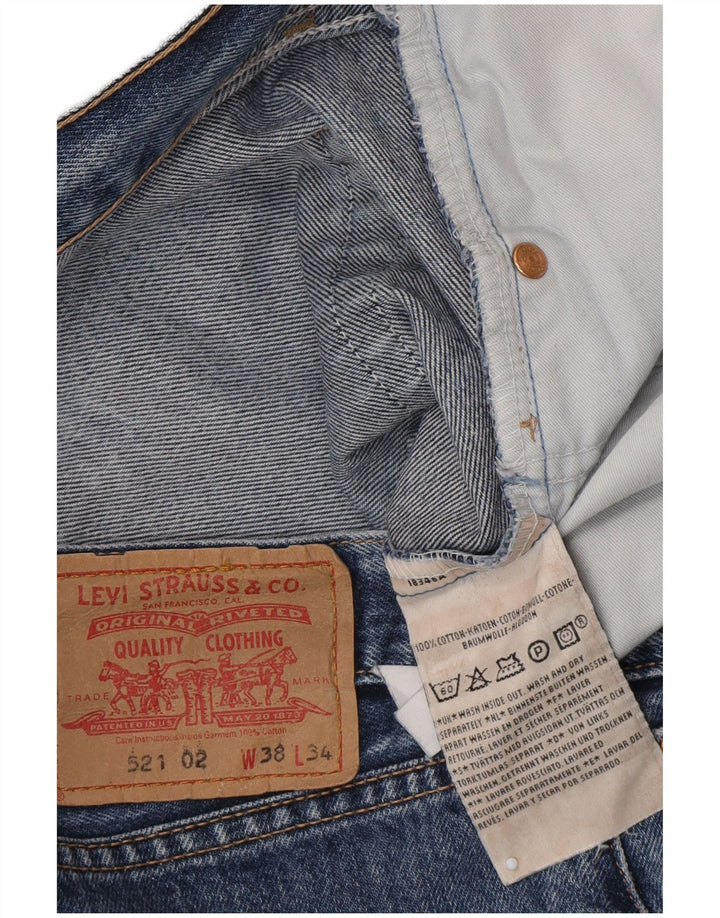Levi's Herren Tapered Jeans W38 L30 Blaue Baumwolle