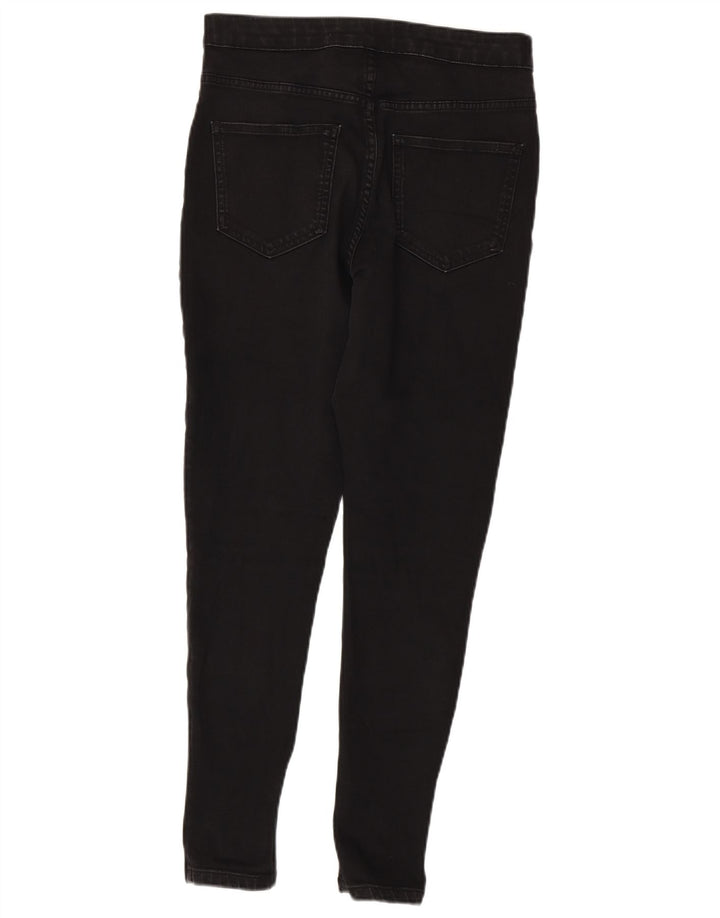 Marks & Spencer Womens Regular Skinny Jeans UK 12 Medium W28 L27 Black