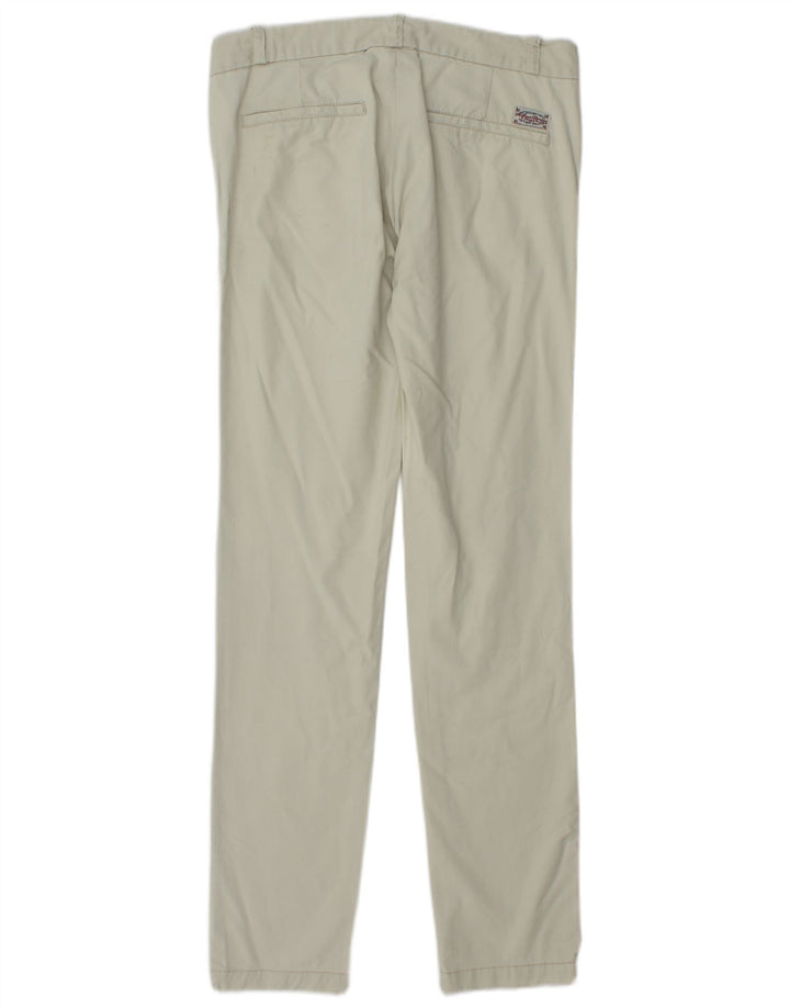 Calça feminina TOMMY HILFIGER W27 L32 algodão bege