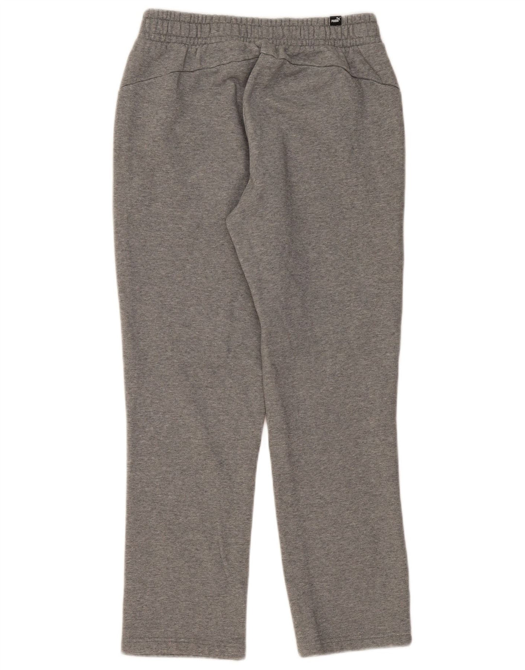 Puma Womens Tracksuit Trousers UK 12 Medium  Grey Cotton