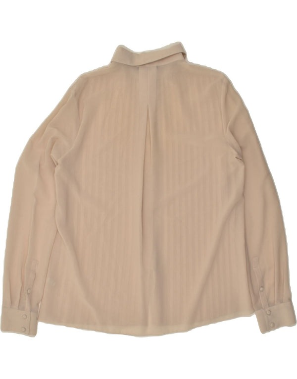 PINKO Camicetta da donna oversize trasparente trasparente UK 10 piccola Beige