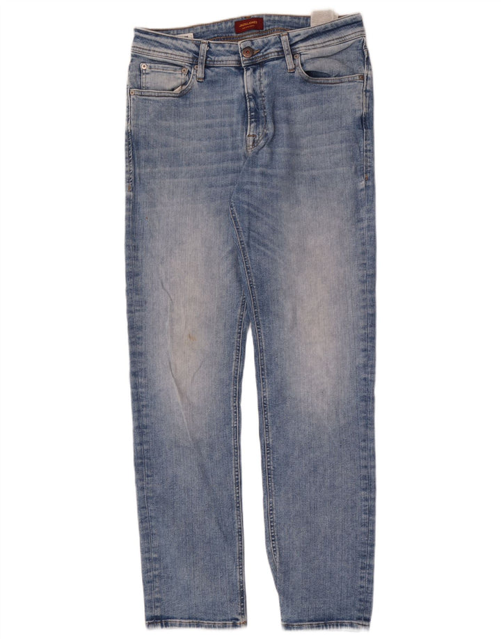 Jack & Jones Herre Clark Slim Jeans W33 L34 Blå Bomuld