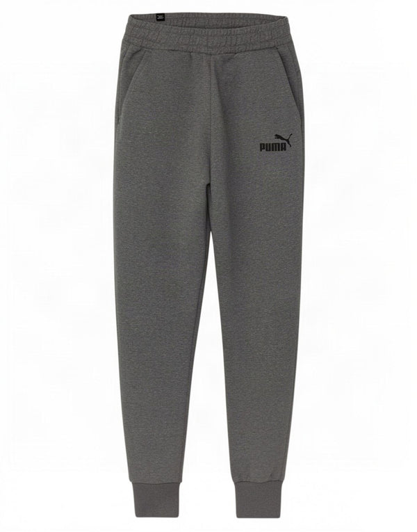 Pantaloni da tuta da uomo Puma Joggers piccoli in cotone grigio