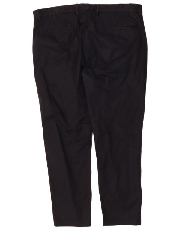 Мужские зауженные брюки-чиносы Massimo Dutti EU 48 XL W38 L28 темно-синие