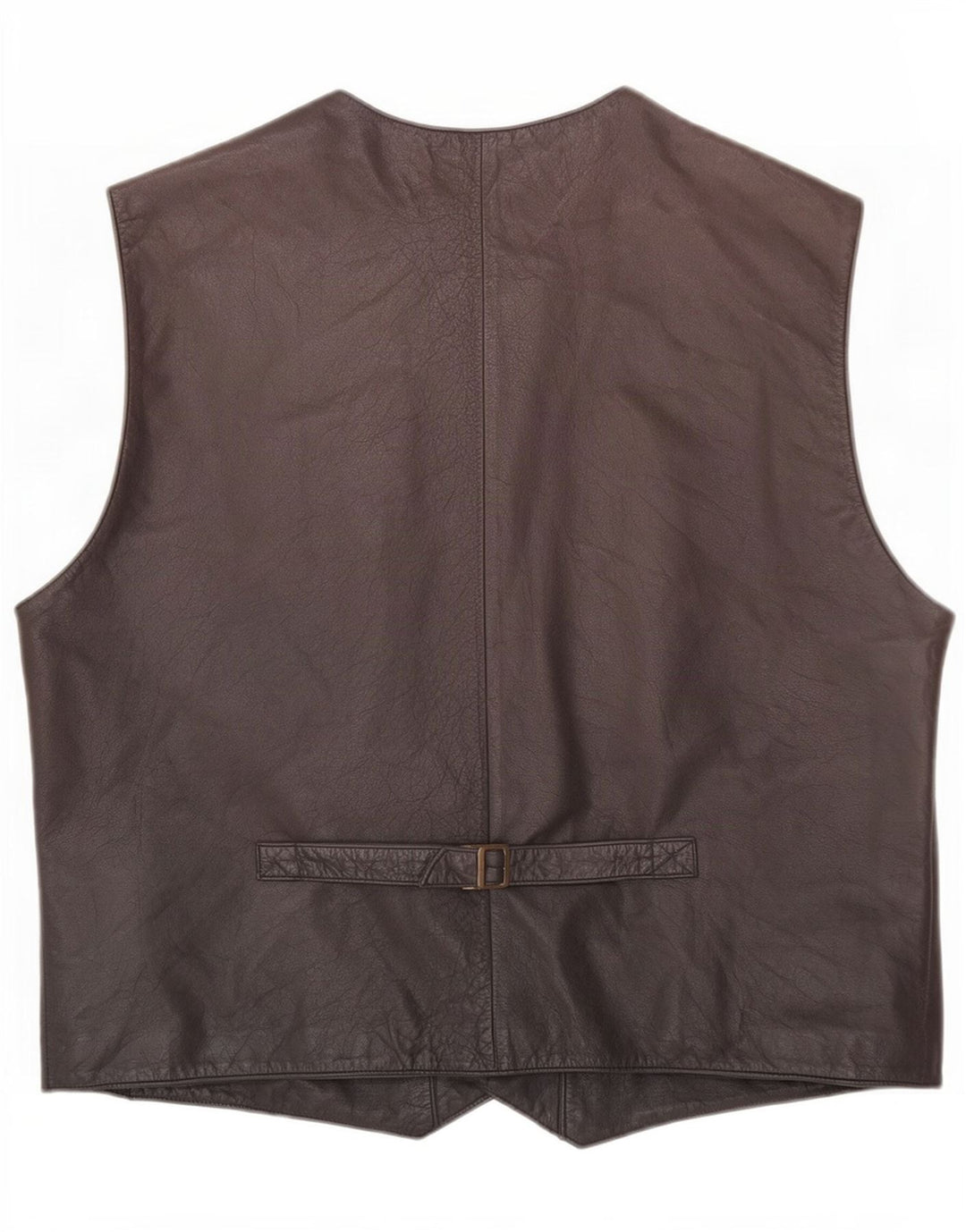 gilet en cuir homme vintage IT 56 XL Noir